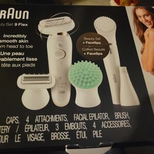 NWOT BRAUN Facial Epilator And Body Epilator